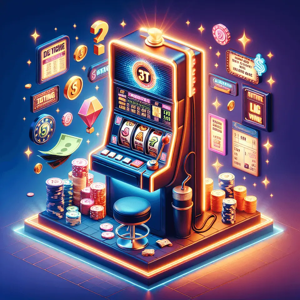 Big win celebration animation on a 3D slot game