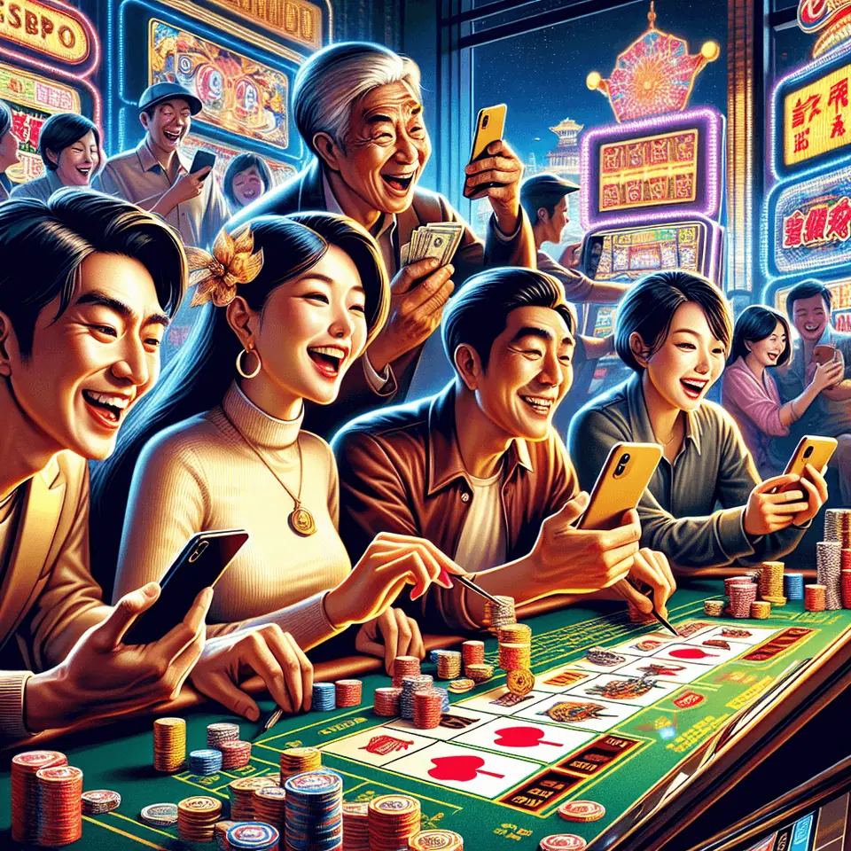 Animated 3D slot game with detailed characters around the reels