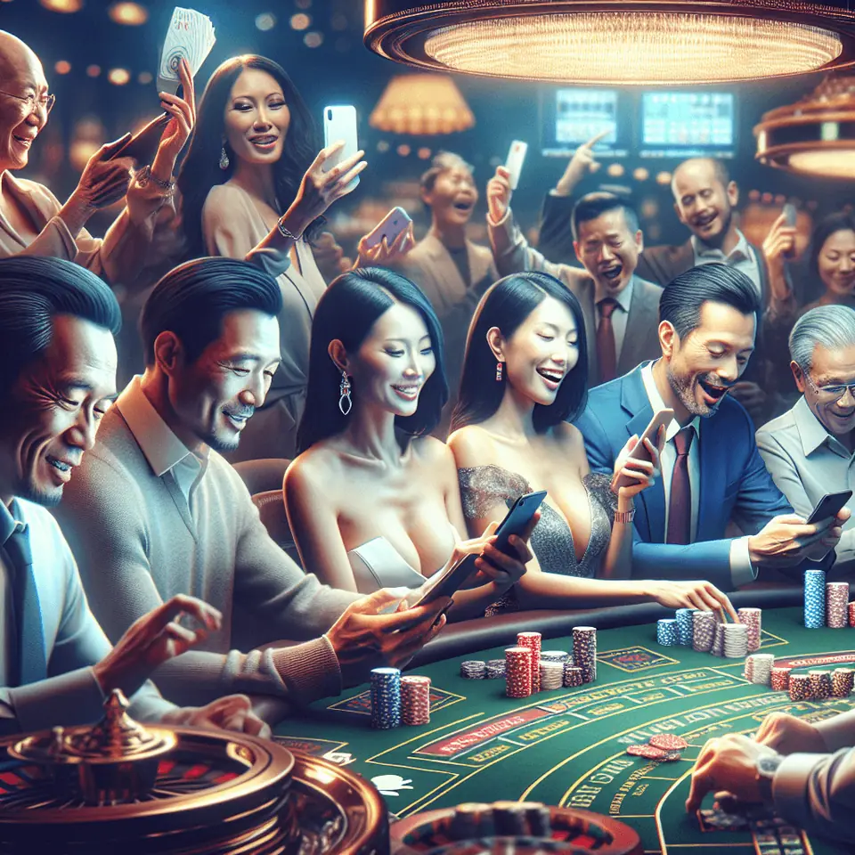 Baccarat scorecard and chips beside a live table on a laptop
