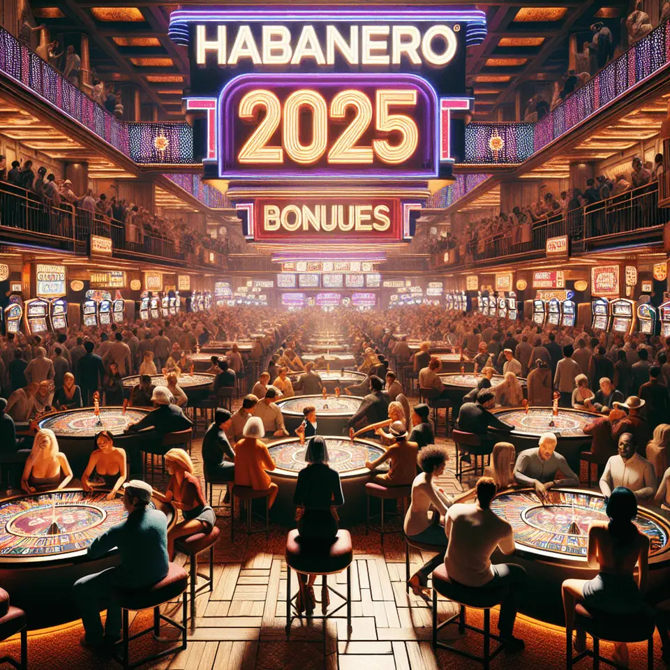Habanero casino bonus offers for 2025 listed on a promotions page