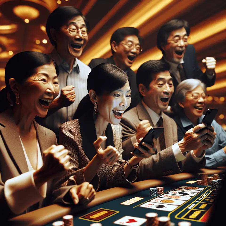 High-roller live baccarat table with large chip stacks on Banker