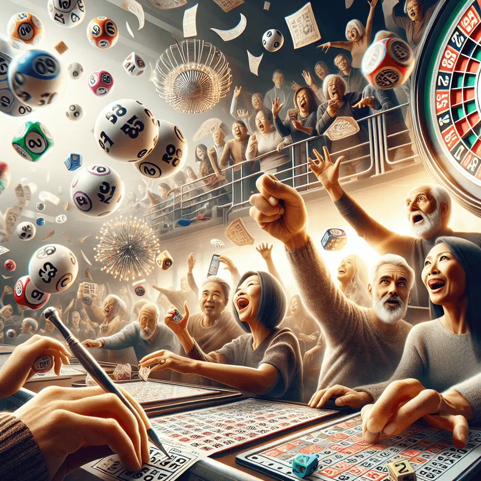 Selection of lottery-style casino games with multiplayer challenges on a phone