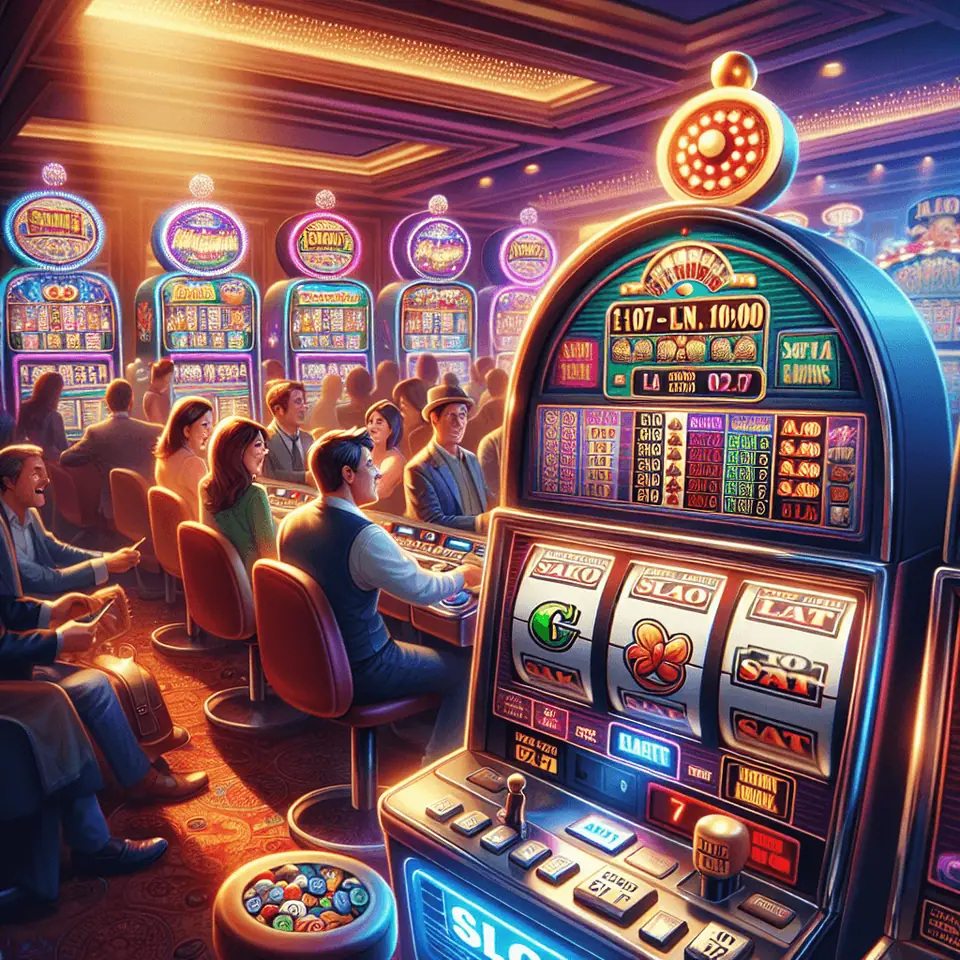 NTC33 slot game selection screen on an Android phone