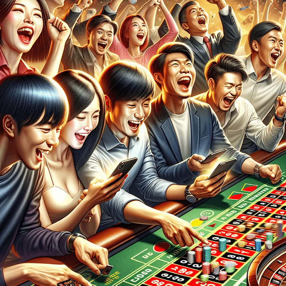 Roulette table with a hot and cold number statistics panel
