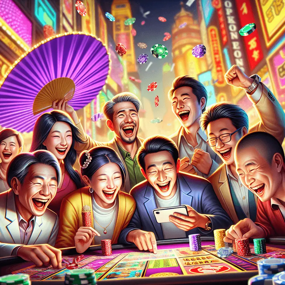 Online blackjack table interface with cards, chips and action buttons