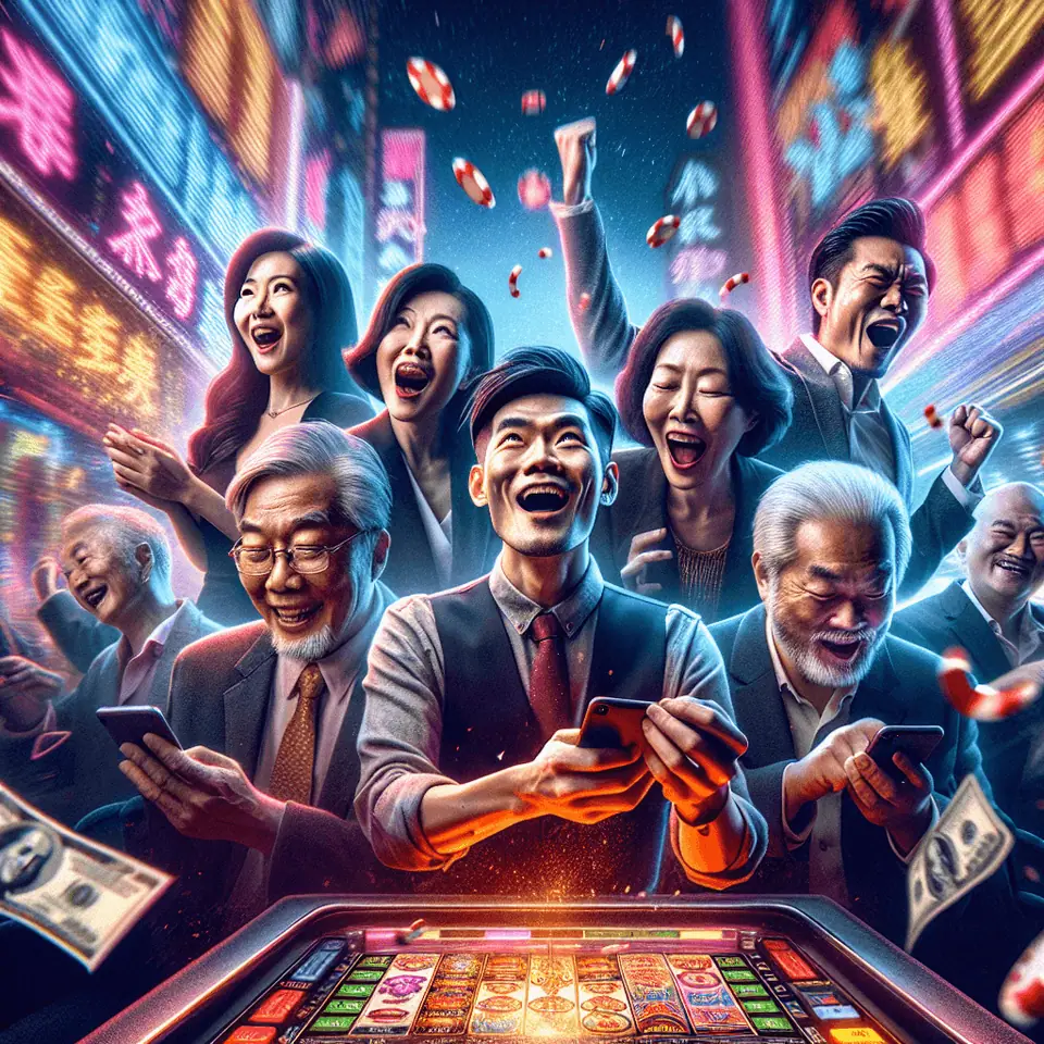 Online craps table layout with two dice and stacks of chips