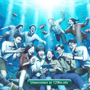 Great Blue underwater slot game open in the Mega888 mobile app