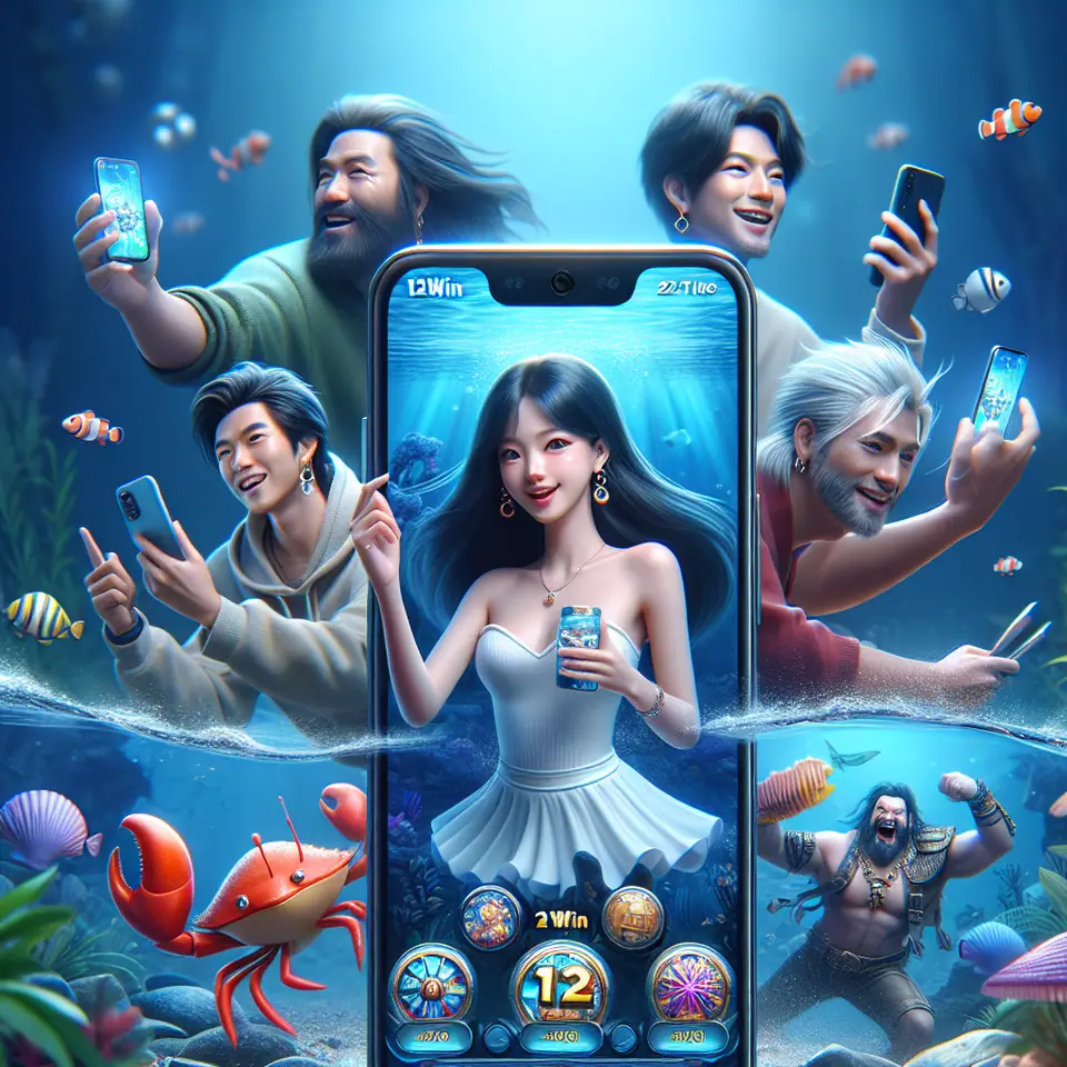 Mega888 app lobby on an Android phone with Great Blue listed