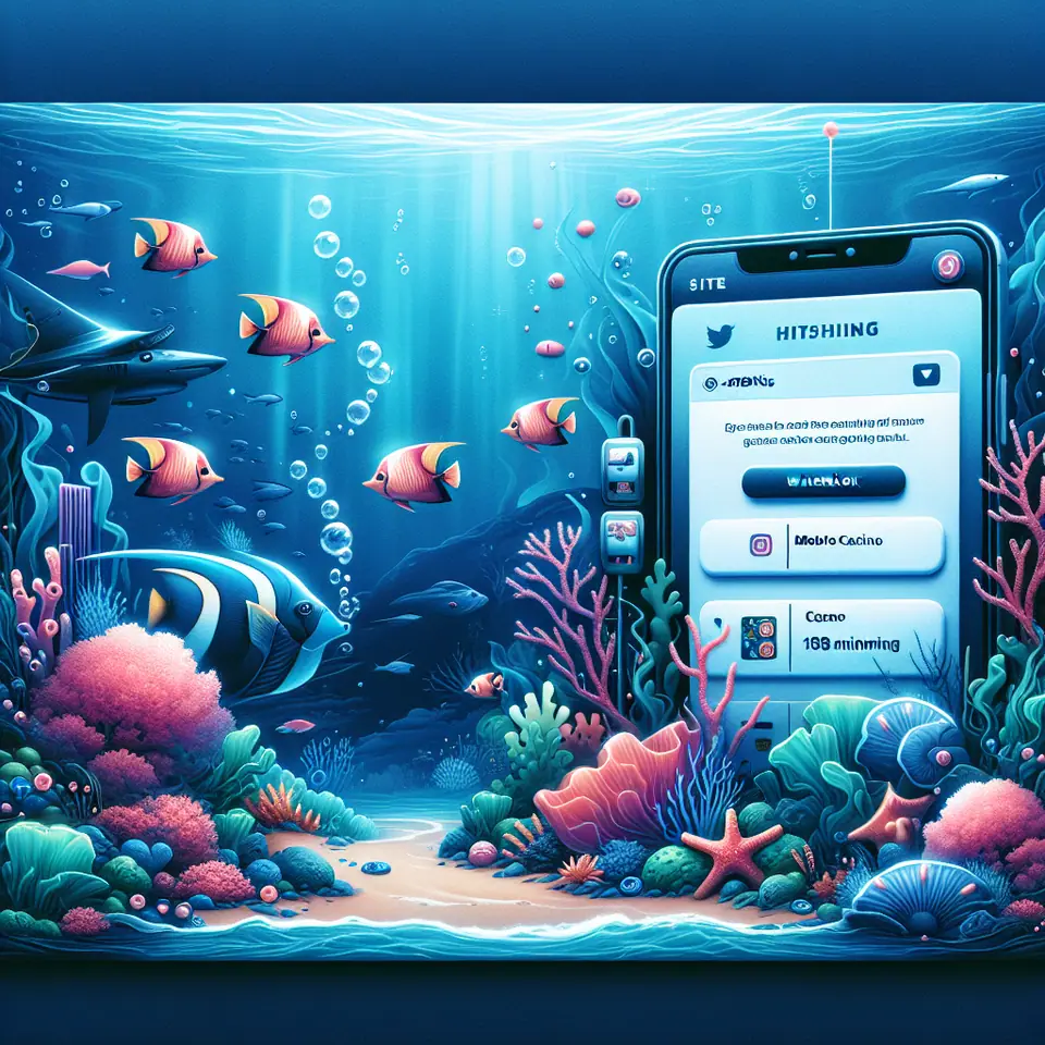 Great Blue Slot demo mode running on a smartphone