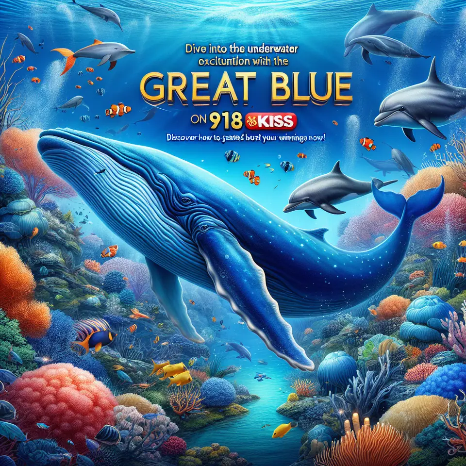 Orca wild symbol and scatter symbols on the Great Blue reels