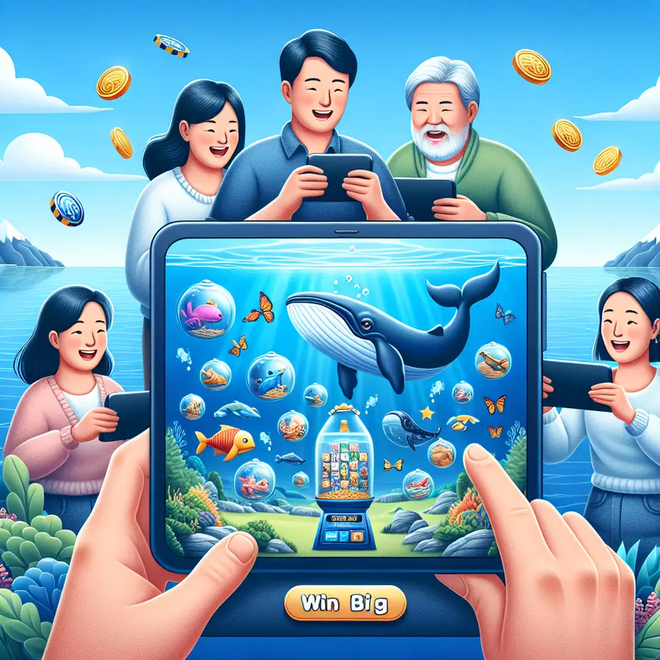 Player adjusting bet size in Great Blue on a smartphone