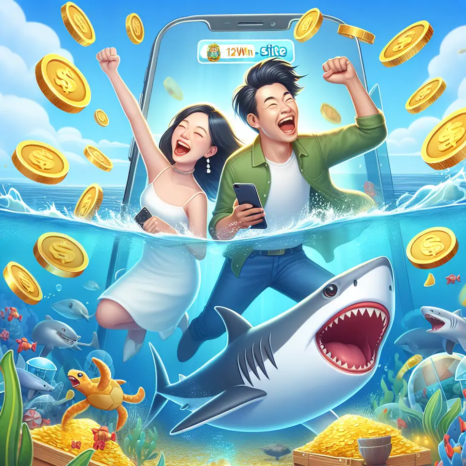 Great Blue Slot interface showing bet controls and spin button