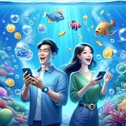 Ocean King fish shooting game on SCR888 with cannons and sea creatures