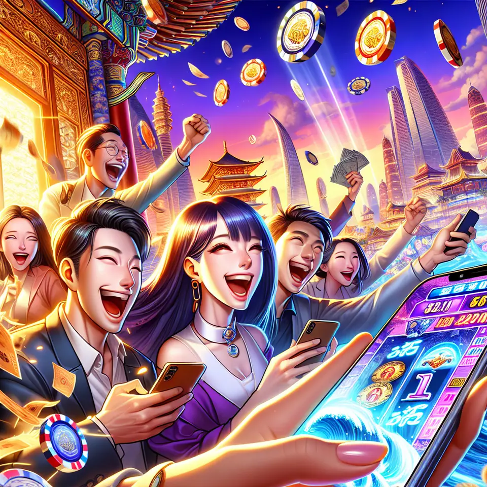 Player practising Great Blue in demo mode on an Android phone