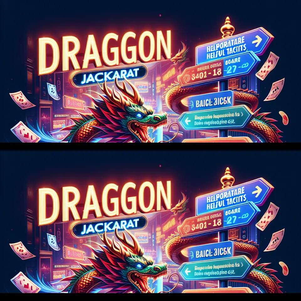 Dragon Jackpot Baccarat betting layout with Player, Banker, Tie and jackpot areas