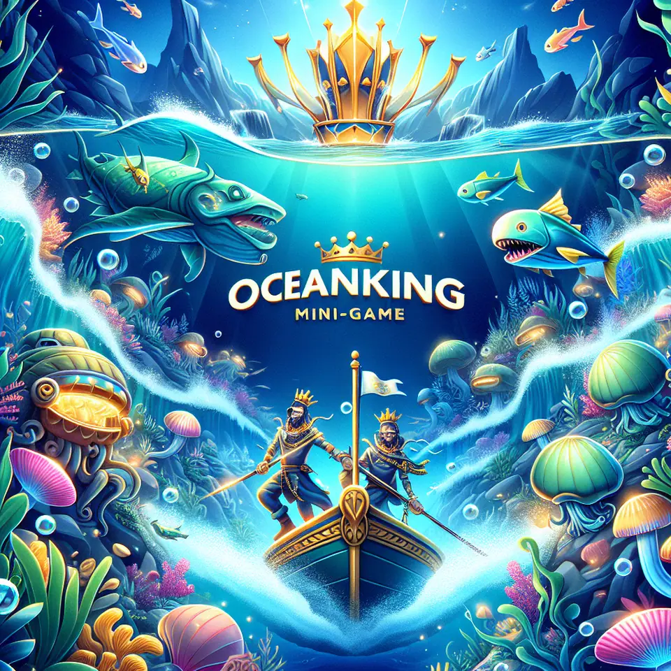 Ocean King fish shooting round on Mega888 with several fish types