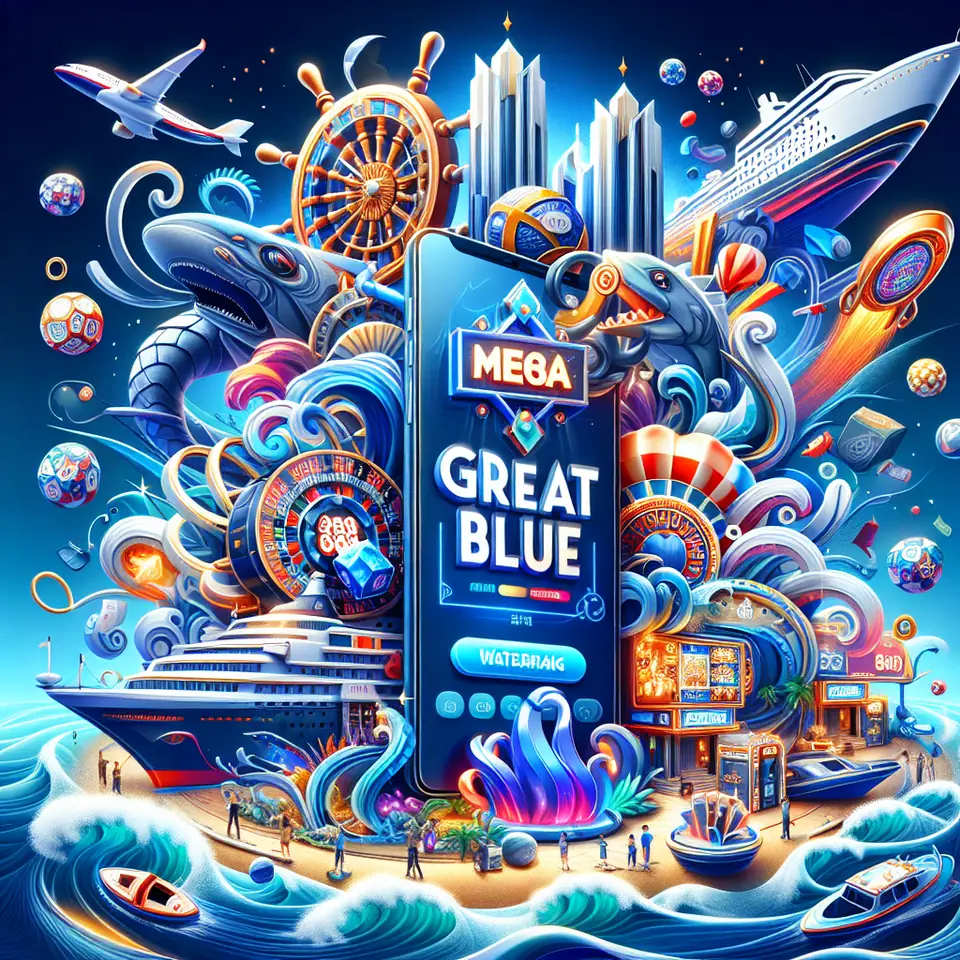 Great Blue deep-sea slot reels in the Mega888 app