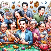 Fish Prawn Crab dice game on Mega888 with fish, prawn and crab symbols