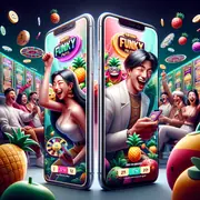Funky Fruits game with bright fruit symbols in the 918Kiss app