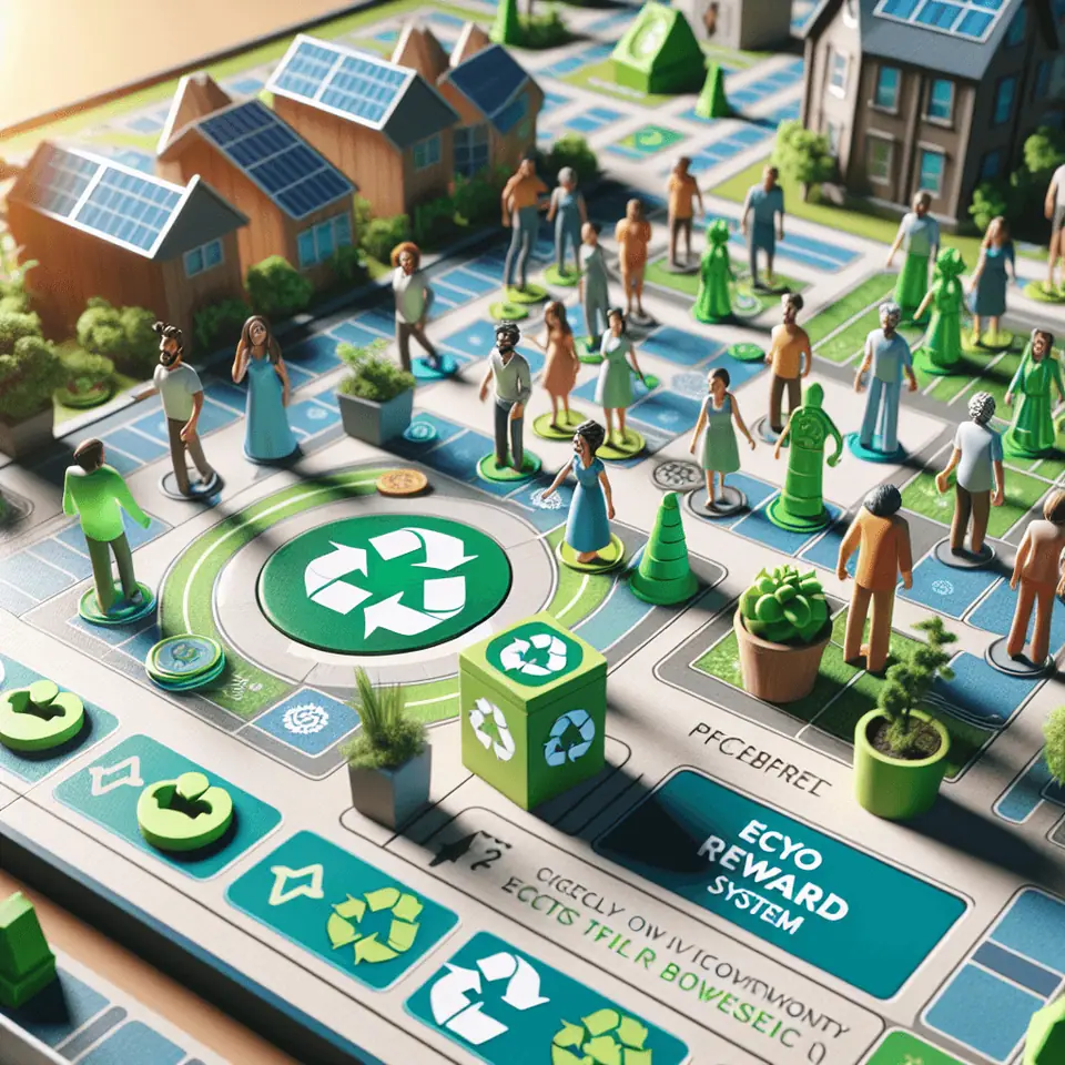 BG-Gaming rewards page showing eco points, badges and a charity donation option