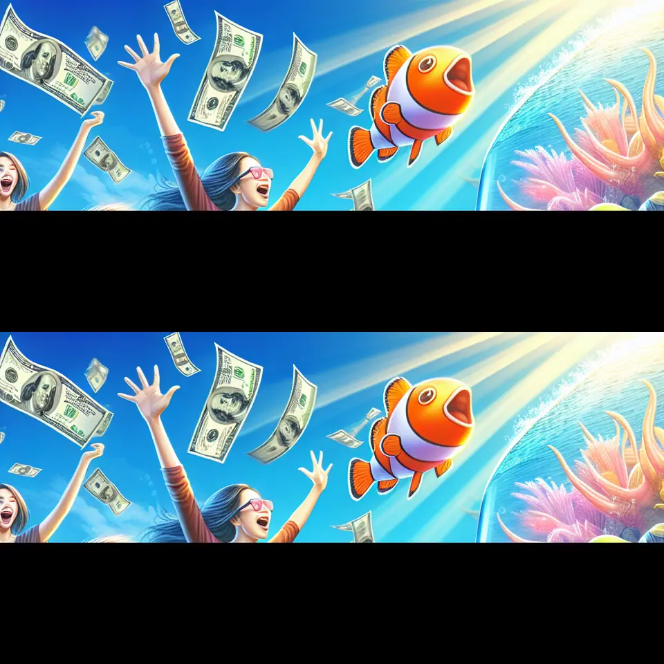 Great Blue free spins triggered by pearl scatters on 918Kiss