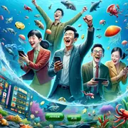 Great Blue underwater-themed slot game in the 918Kiss app