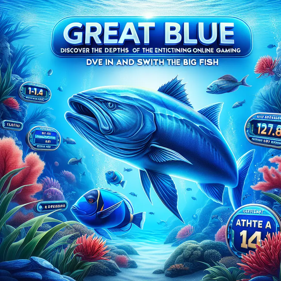 Great Blue listed among slot games in the 918Kiss mobile lobby