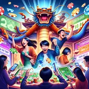Dragon Tiger card game table on the Scr888 mobile casino app