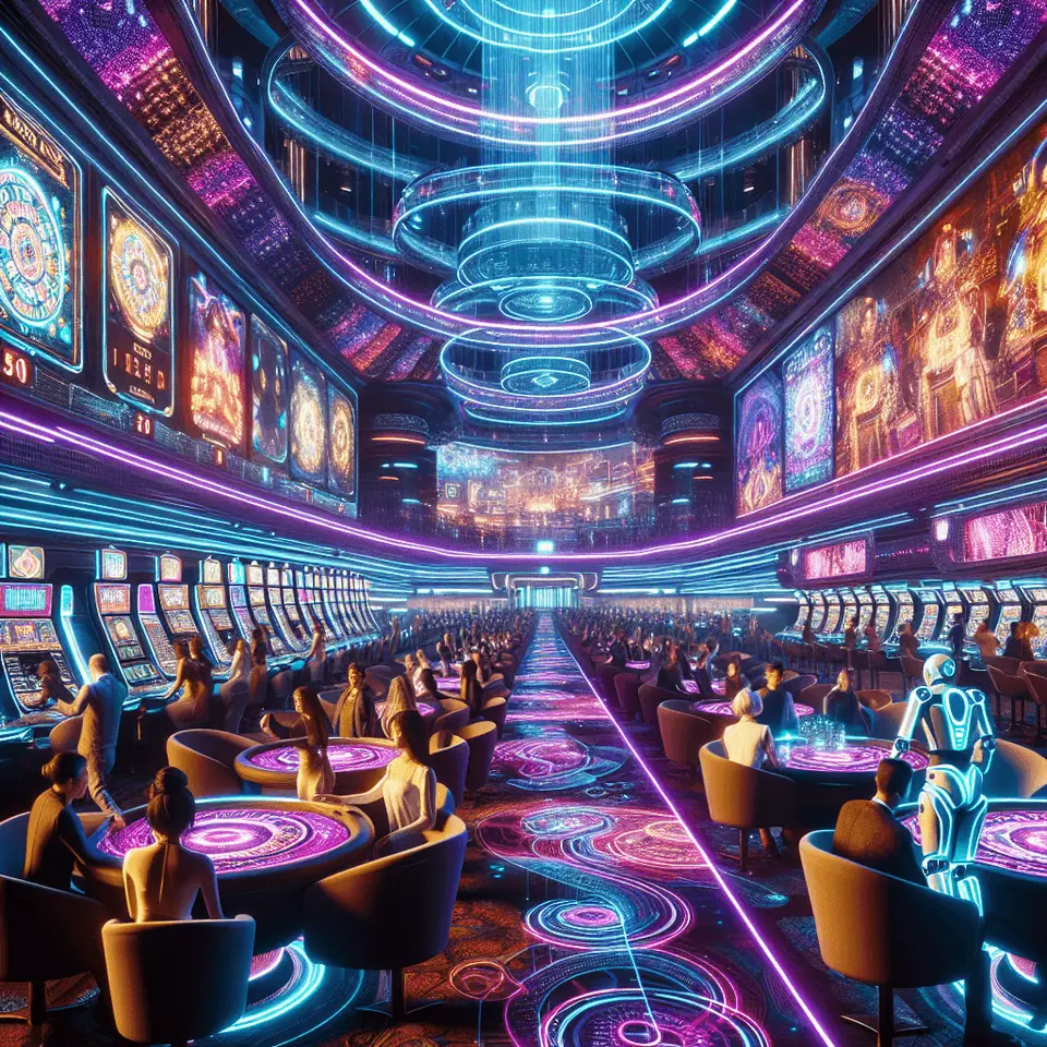 Online casino games on phone and laptop representing the future of the industry