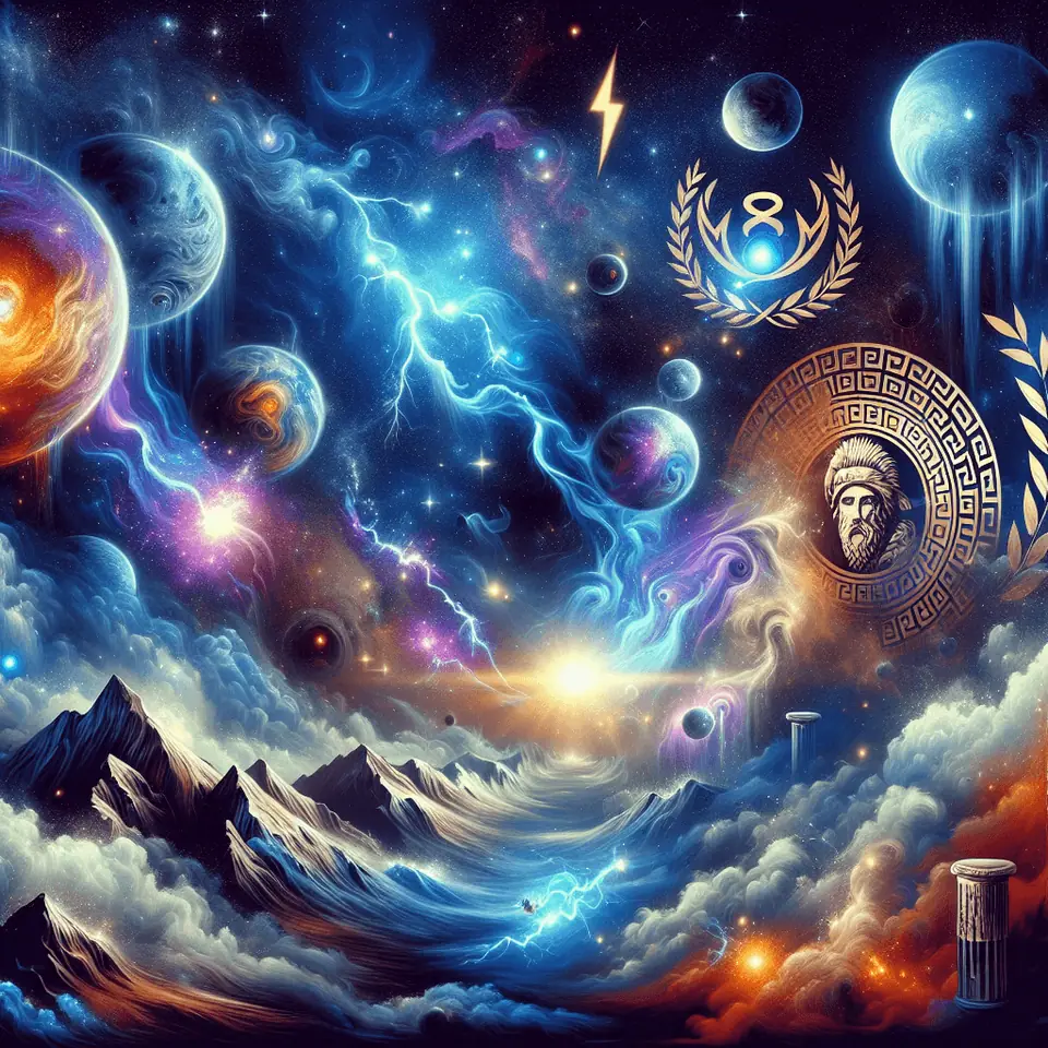 Galaxsys Olympian Legends slot with Greek gods and bonus level icons