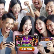 Dragon Tiger card table with Dragon and Tiger betting areas on 918Kiss