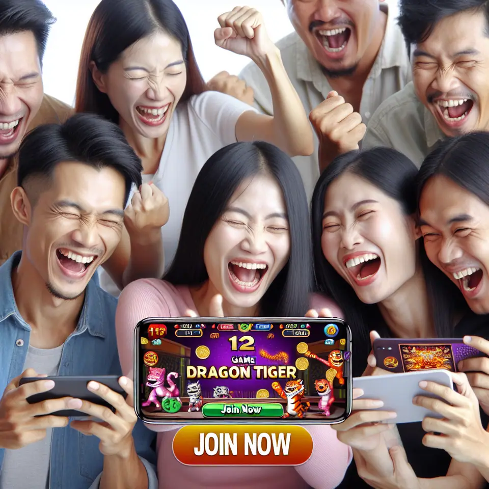 918Kiss app on a phone showing the Dragon Tiger betting screen