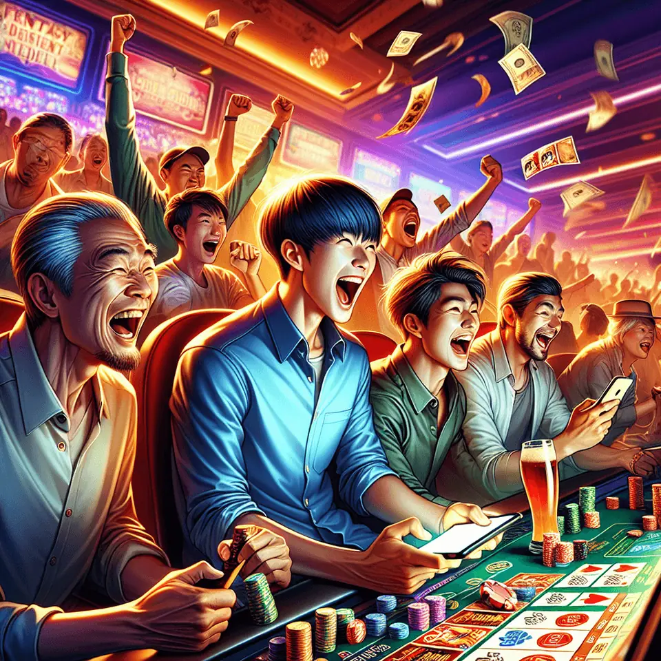 Habanero slot games shown side by side on two casino apps
