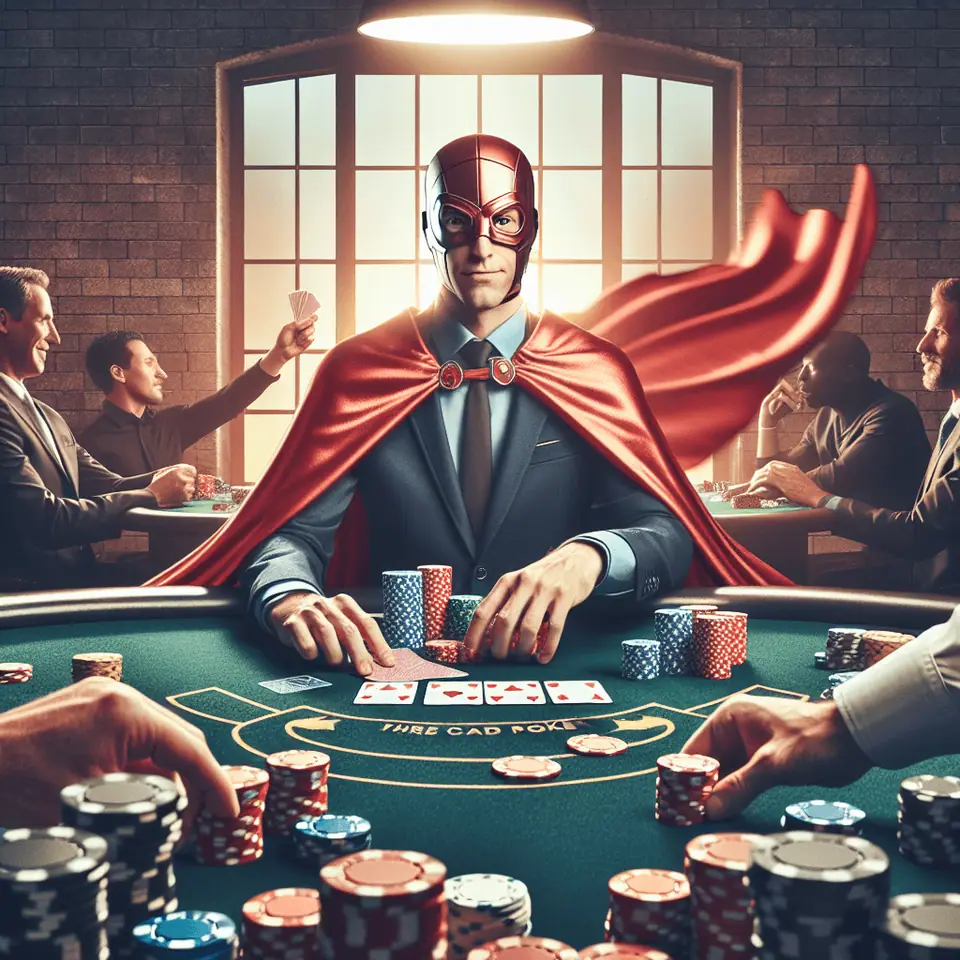 Diagram of how Three Card Poker links with blackjack and bingo rewards in DC