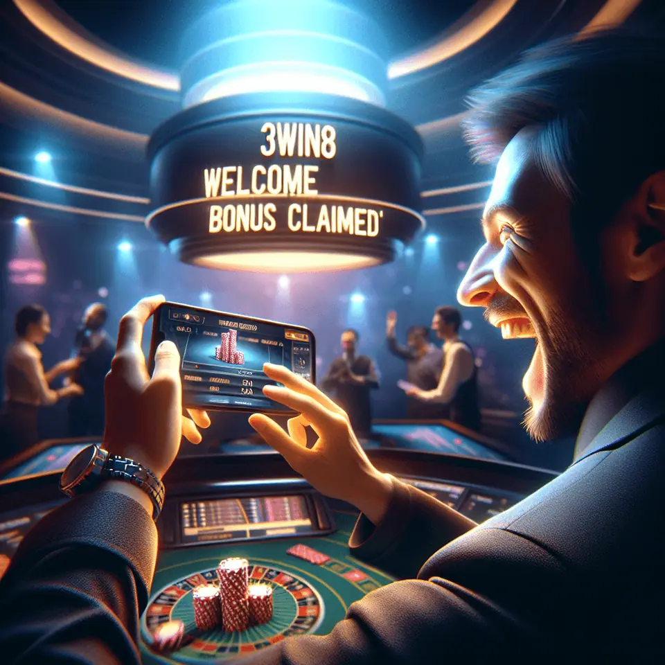 Steps for claiming the 3WIN8 welcome bonus on mobile