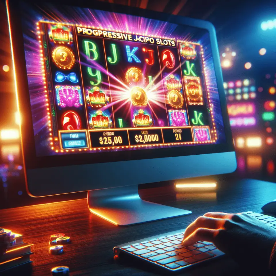 Jackpot slot bonus round with a wheel of prize segments