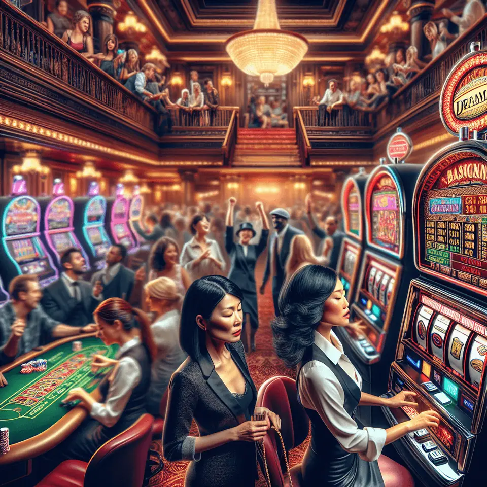 Player choosing a DreamTech slot on a mobile casino lobby