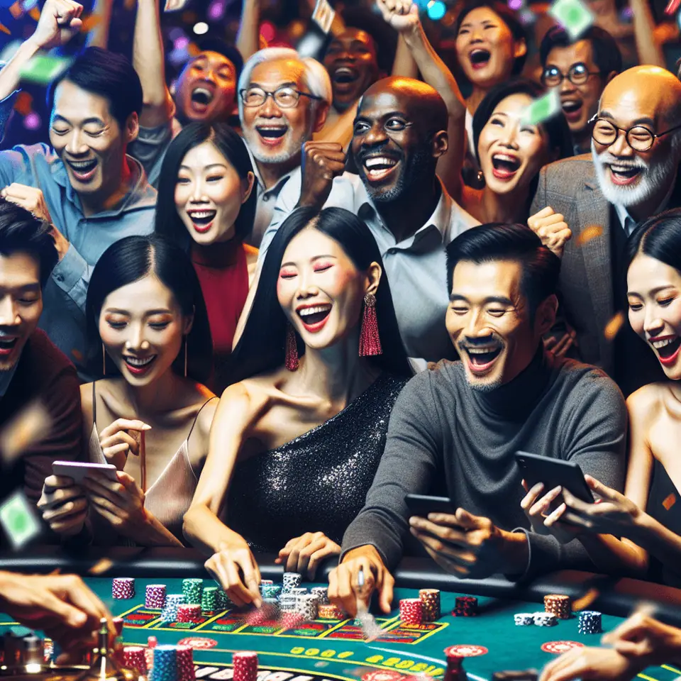 Pai Gow Poker hand-setting example with high and low hands