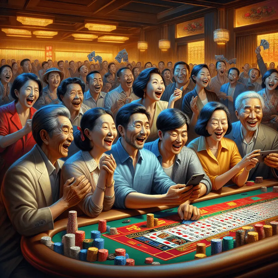 Roulette betting layout with chips stacked on two columns