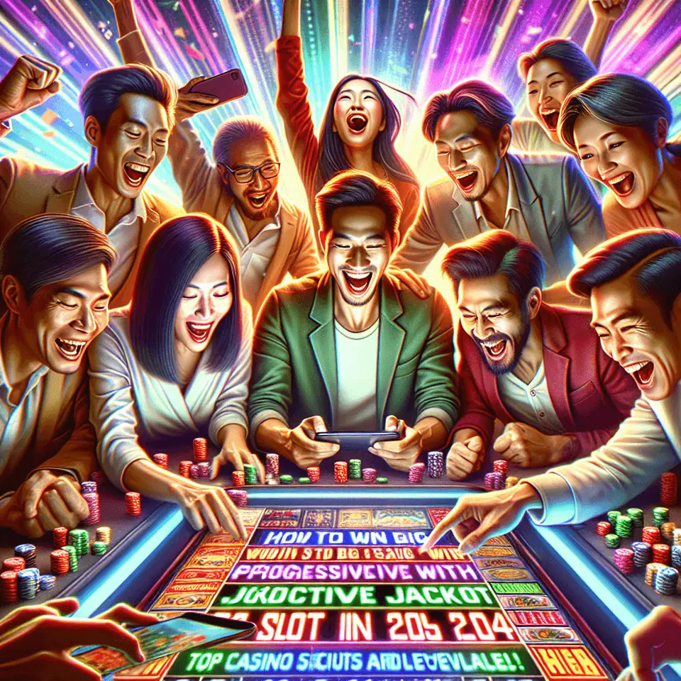 Progressive jackpot slot reels with a large jackpot total displayed