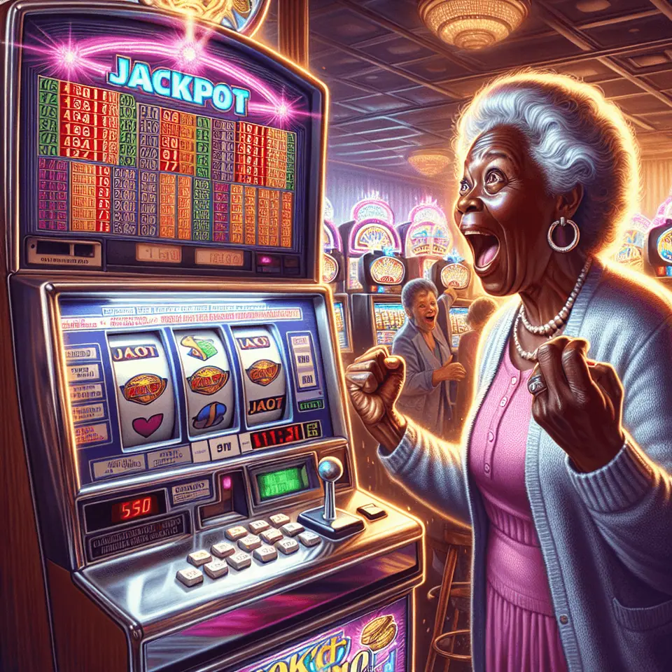 Player checking how to win jackpot slots in North Carolina on a phone