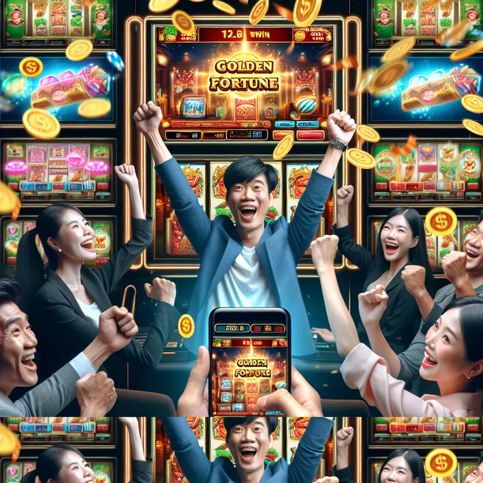 Golden Fortune Slot reels and paylines on the Malaysia88 app