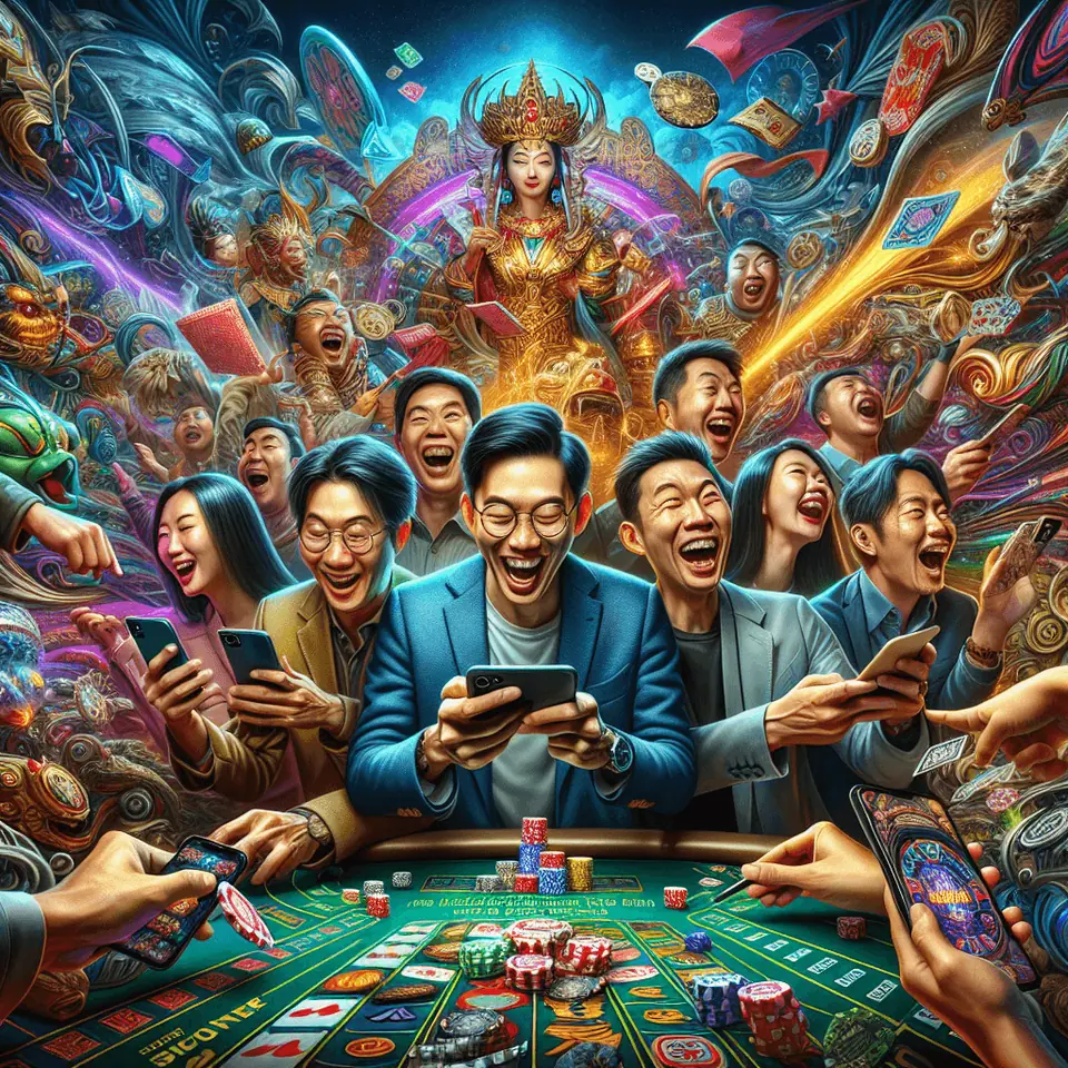 JOKER123 slot game on a phone with dark mode switched on