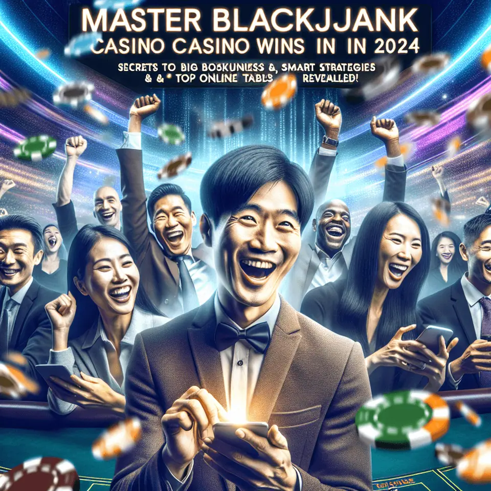 Online blackjack table with dealer cards and player chips