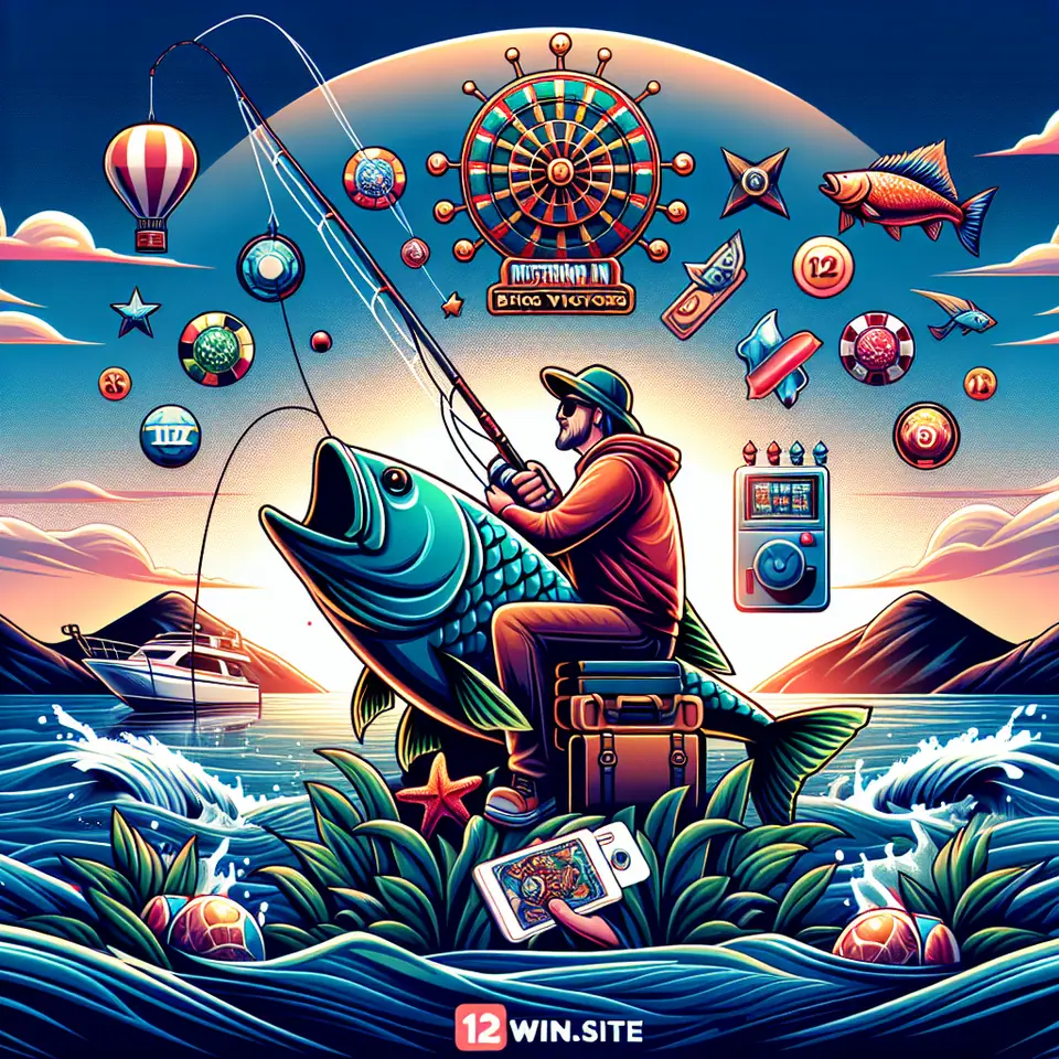 Fishing Star screen with players aiming at a large golden fish