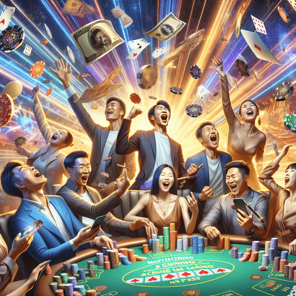 Ace and King of spades on an online poker table with chips in the pot