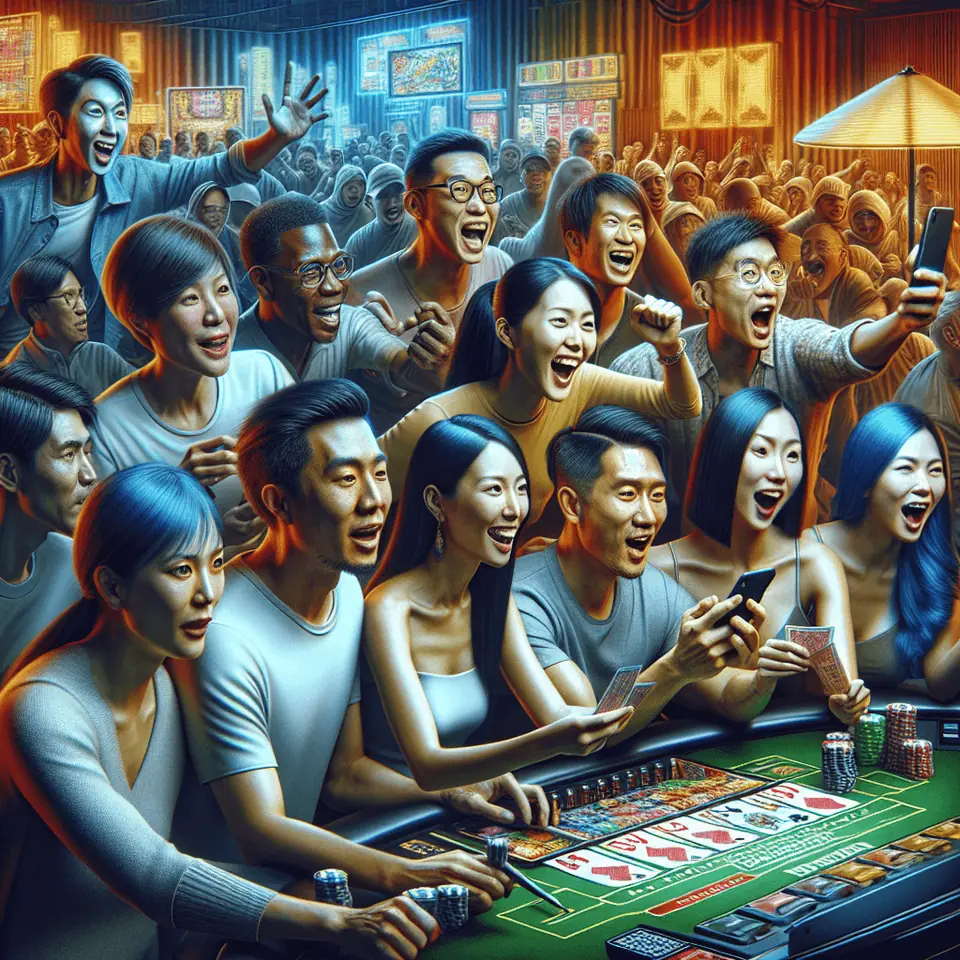 Pai Gow Poker online game interface with seven cards dealt