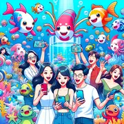Ocean King underwater game on Mega888 with a net gun and marine creatures