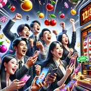 Mega888 Fruit Machine mini-game running on a smartphone