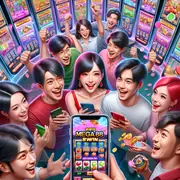 Classic fruit slot reels in the Mega888 Fruit Machine mini-game